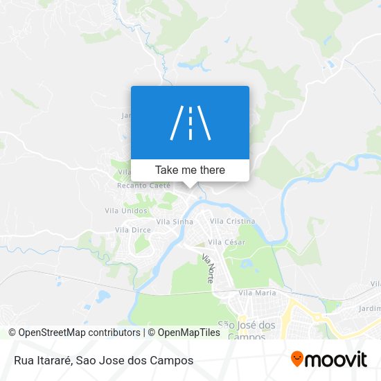 Rua Itararé map
