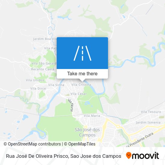 Rua José De Oliveira Prisco map
