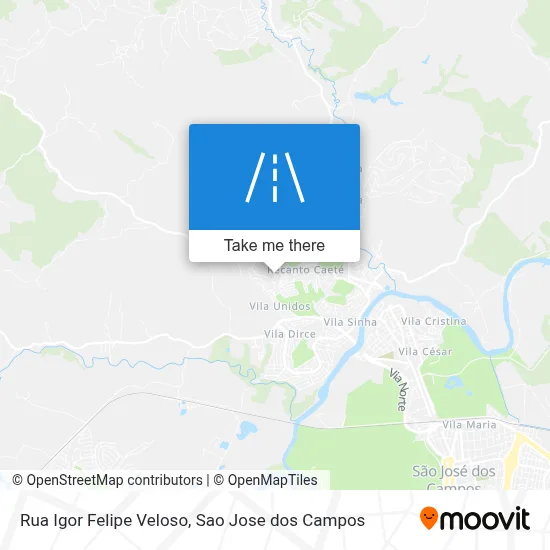 Rua Igor Felipe Veloso map