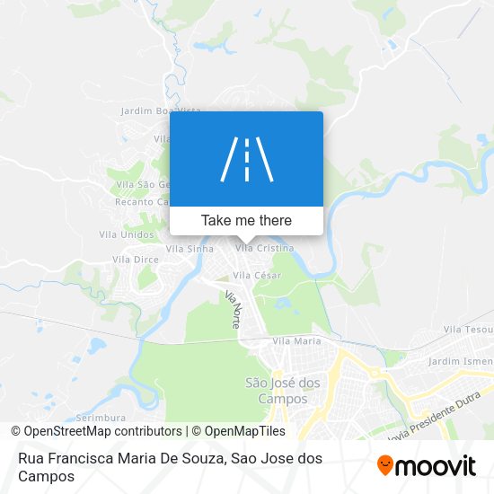 Rua Francisca Maria De Souza map