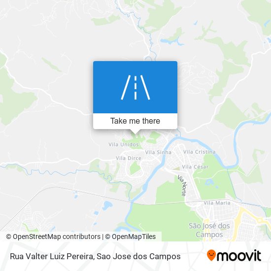 Mapa Rua Valter Luiz Pereira