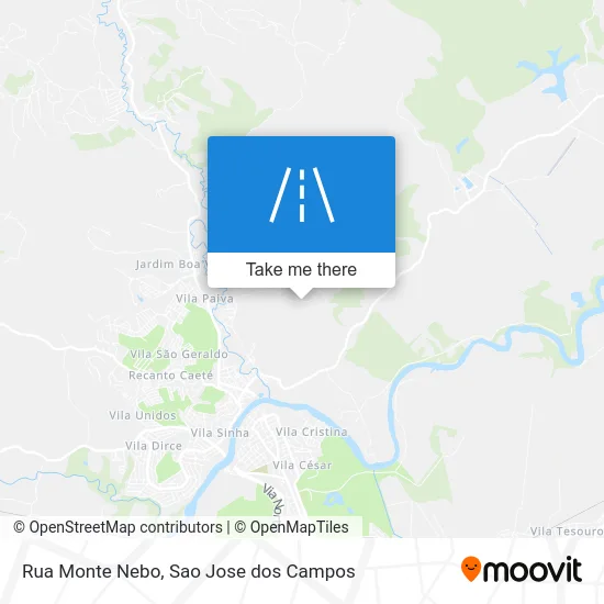 Rua Monte Nebo map
