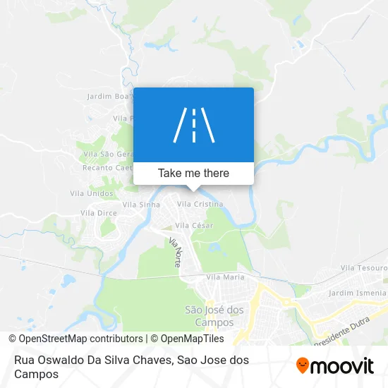Rua Oswaldo Da Silva Chaves map