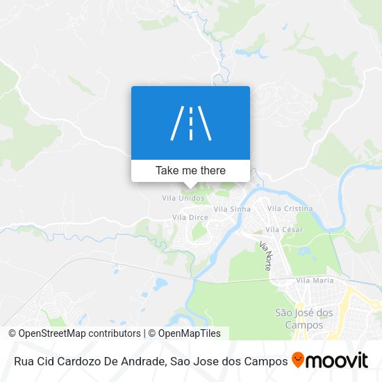 Rua Cid Cardozo De Andrade map