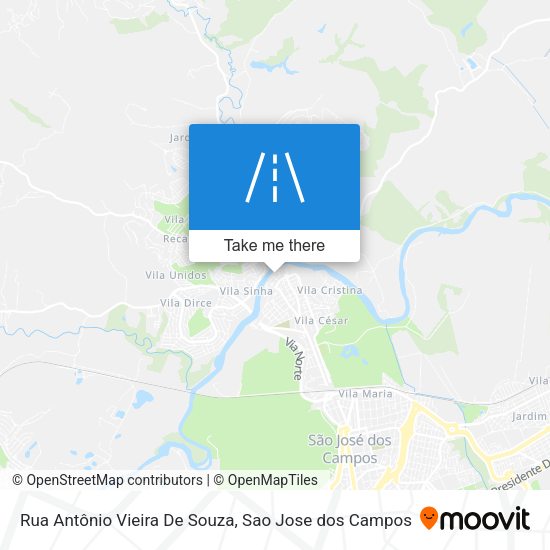 Rua Antônio Vieira De Souza map