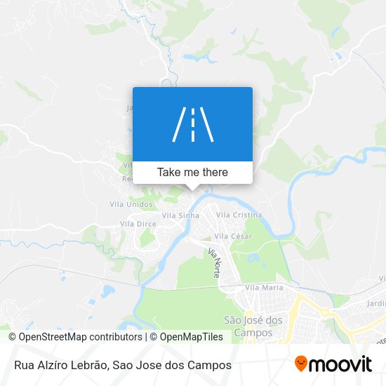 Rua Alzíro Lebrão map