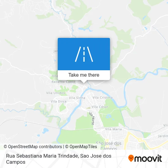 Rua Sebastiana Maria Trindade map