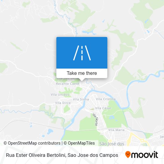 Rua Ester Oliveira Bertolini map