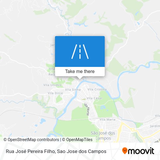 Rua José Pereira Filho map