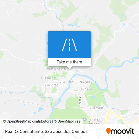 Rua Da Constituinte map