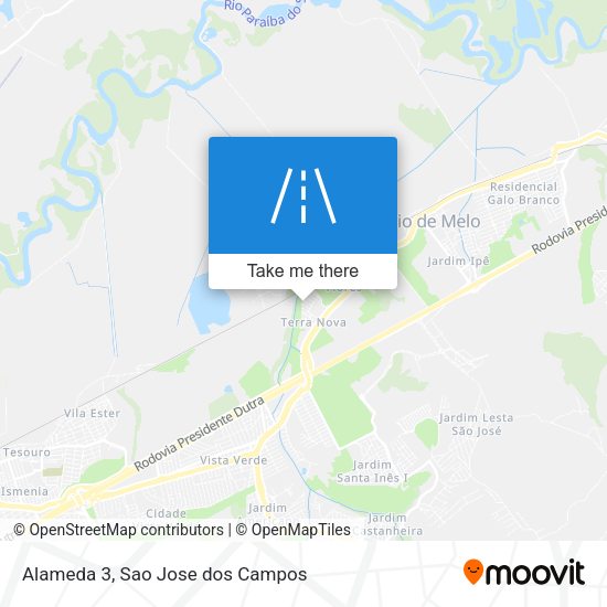 Alameda 3 map