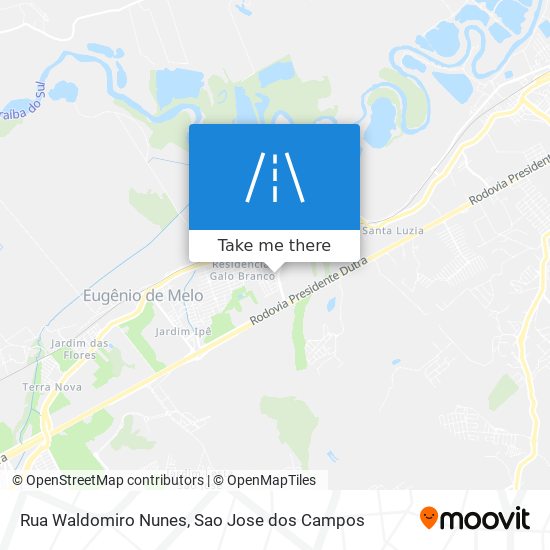 Rua Waldomiro Nunes map