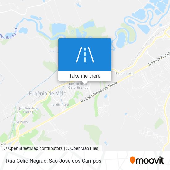 Rua Célio Negrão map