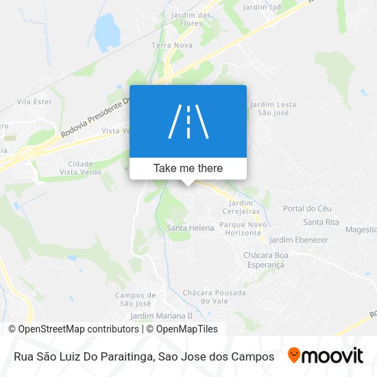 Rua São Luiz Do Paraitinga map