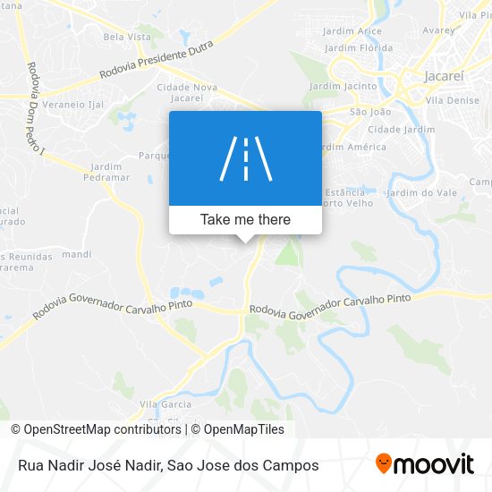 Rua Nadir José Nadir map