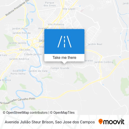 Avenida Julião Steur Brison map