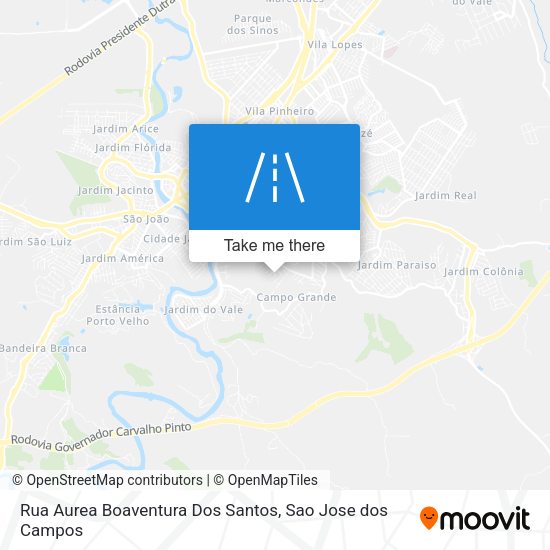 Rua Aurea Boaventura Dos Santos map