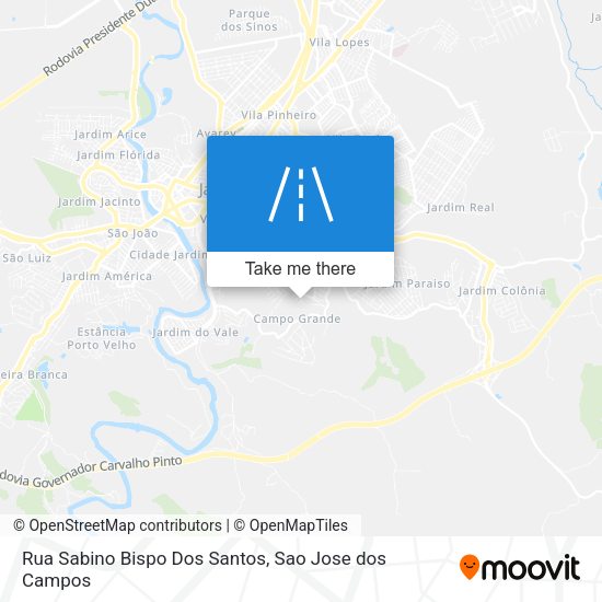 Rua Sabino Bispo Dos Santos map