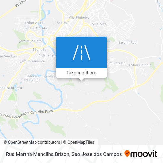 Rua Martha Mancilha Brison map