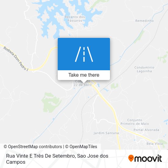 Rua Vinte E Três De Setembro map