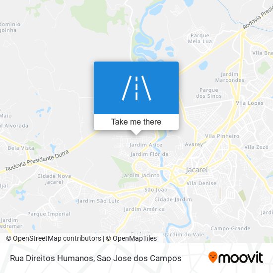 Rua Direitos Humanos map