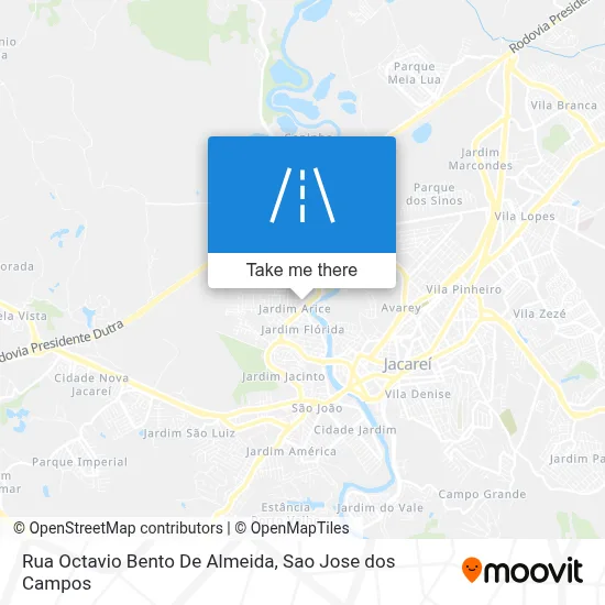 Rua Octavio Bento De Almeida map