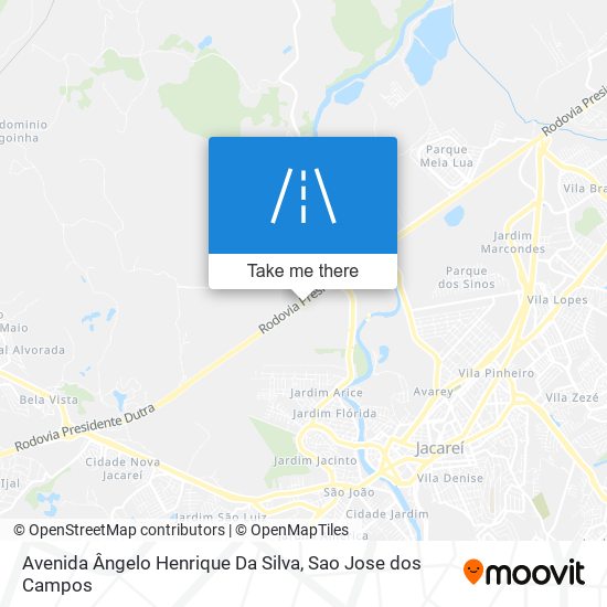 Mapa Avenida Ângelo Henrique Da Silva