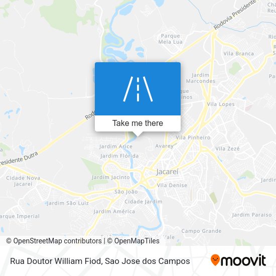 Rua Doutor William Fiod map