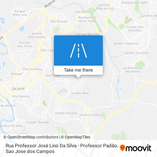 Rua Professor José Lino Da Silva  - Professor Padão map