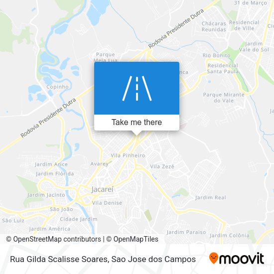 Rua Gilda Scalisse Soares map