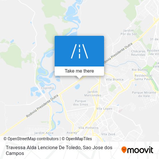 Travessa Alda Lencione De Toledo map