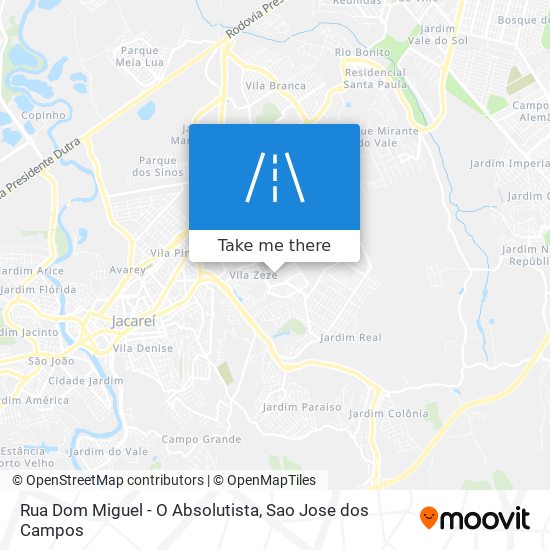 Rua Dom Miguel - O Absolutista map