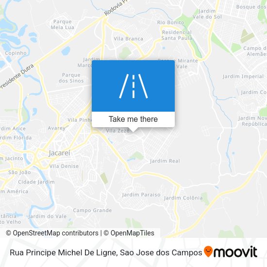Rua Principe Michel De Ligne map