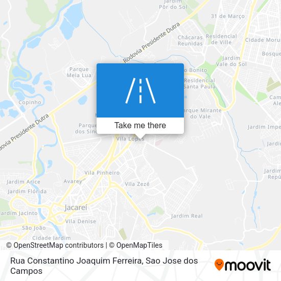 Rua Constantino Joaquim Ferreira map