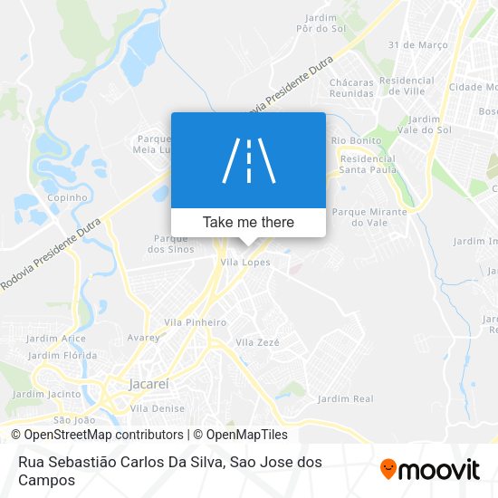Rua Sebastião Carlos Da Silva map