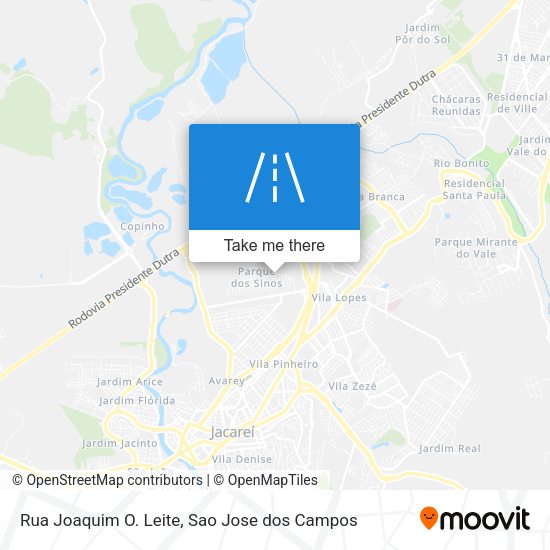 Rua Joaquim O. Leite map