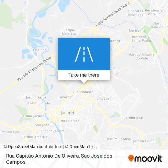 Rua Capitão Antônio De Oliveira map