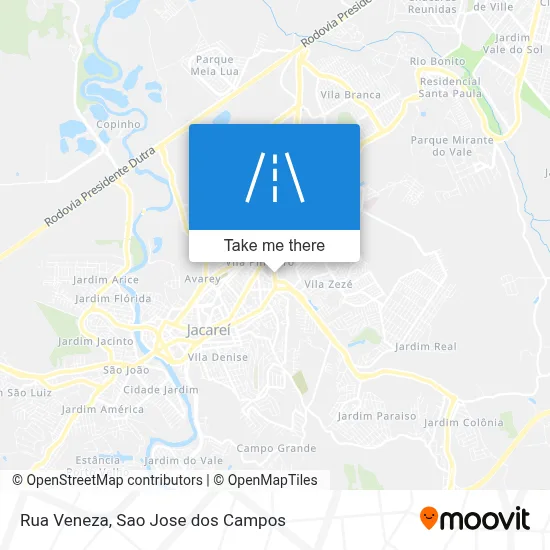 Rua Veneza map
