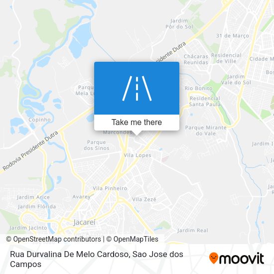 Rua Durvalina De Melo Cardoso map