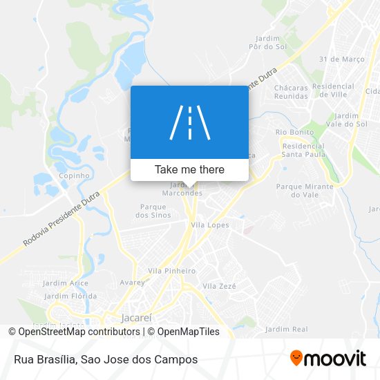 Rua Brasília map