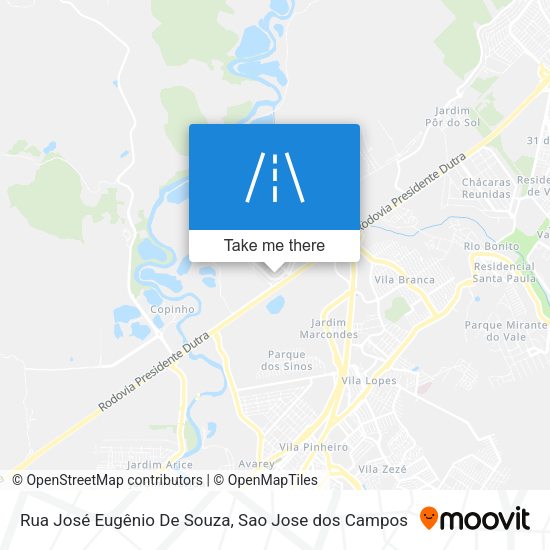 Rua José Eugênio De Souza map