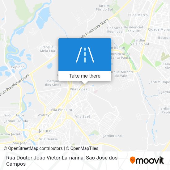 Rua Doutor João Victor Lamanna map