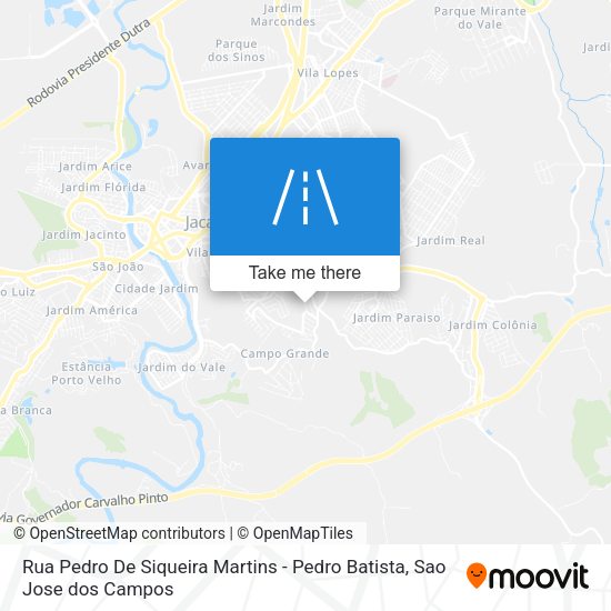 Rua Pedro De Siqueira Martins - Pedro Batista map