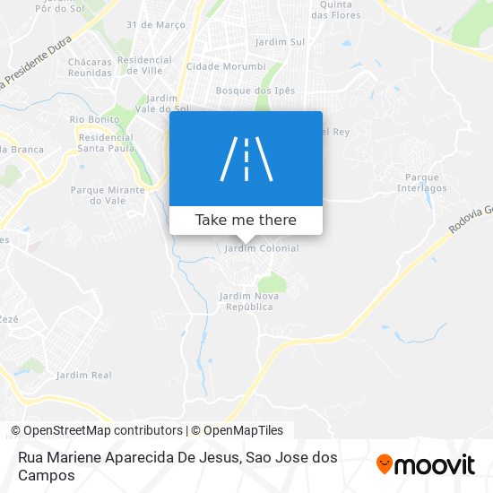 Rua Mariene Aparecida De Jesus map