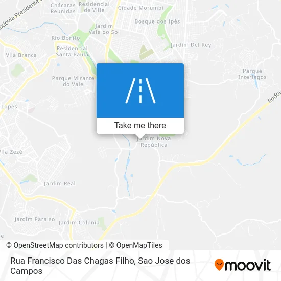 Rua Francisco Das Chagas Filho map
