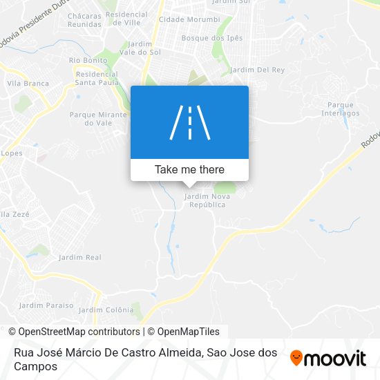 Rua José Márcio De Castro Almeida map