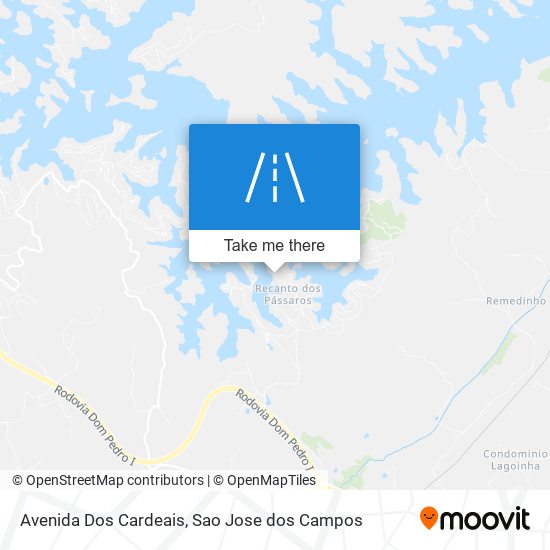 Mapa Avenida Dos Cardeais