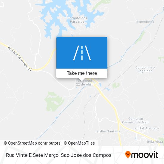 Rua Vinte E Sete Março map