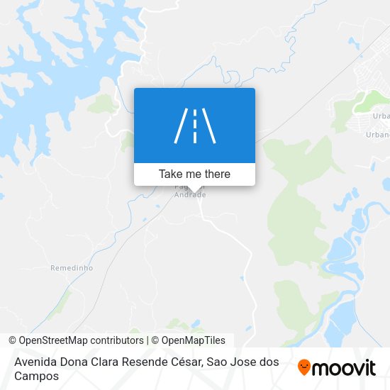 Avenida Dona Clara Resende César map