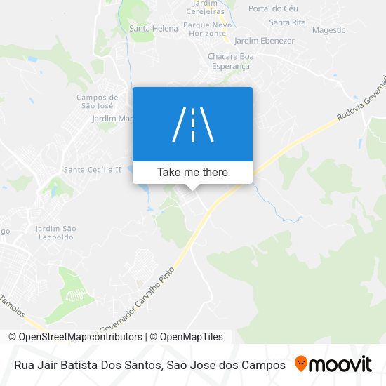 Rua Jair Batista Dos Santos map